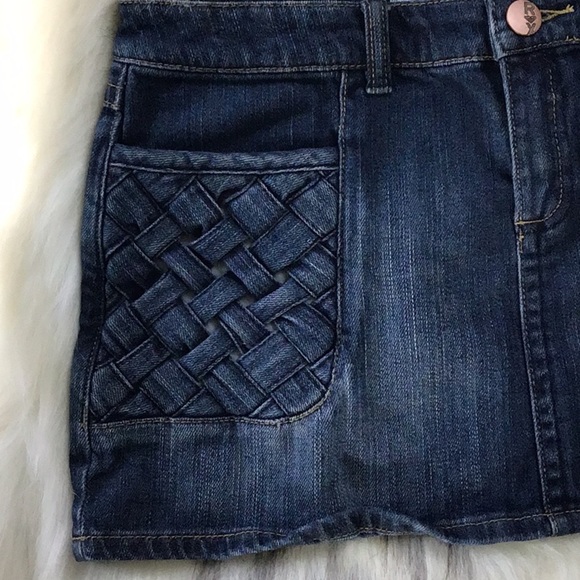 Juniors Roxy Denim Woven Pocket Denim Jean Mini - Picture 3 of 7